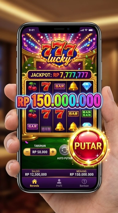 Tampilan antarmuka pengguna 777lucky yang sederhana dan menarik.